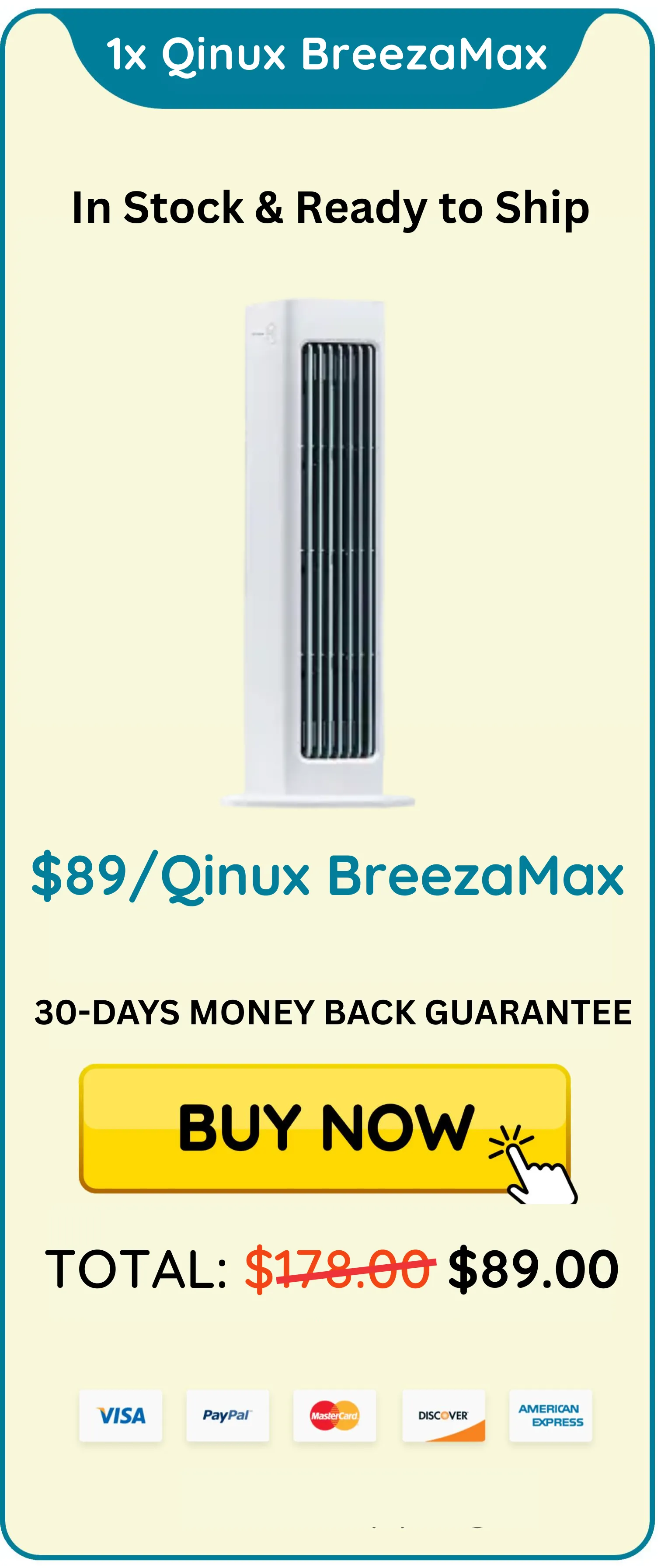 Qinux Breezamax 1 Unit